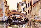 John Singer Sargent Venetian Canal painting